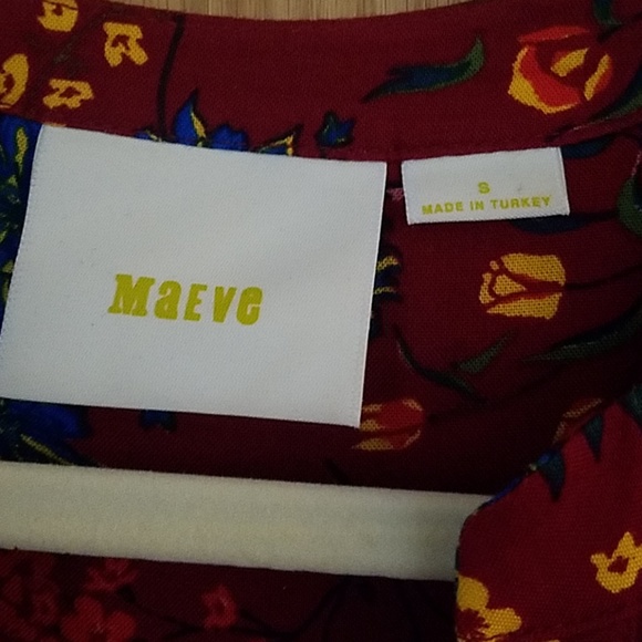 NWOT Maeve Pintuck Blouse - Picture 3 of 4